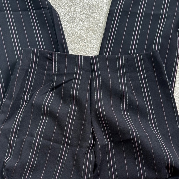Black Pinstripe Pants Byerwear Juniors 5 - Picture 6 of 6